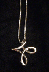 Loopy Cross Necklace